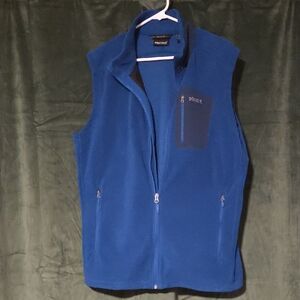 Marmot Men's Royal Blue Fleece Vest